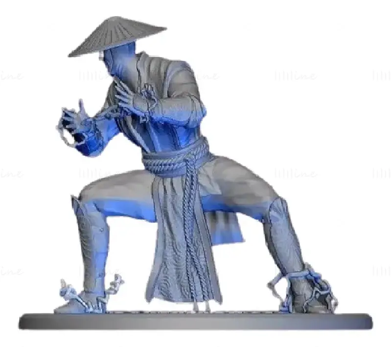 ملفات STL لنموذج طباعة ثلاثية الأبعاد للعبة Mortal Kombat Raiden (إله الرعد)