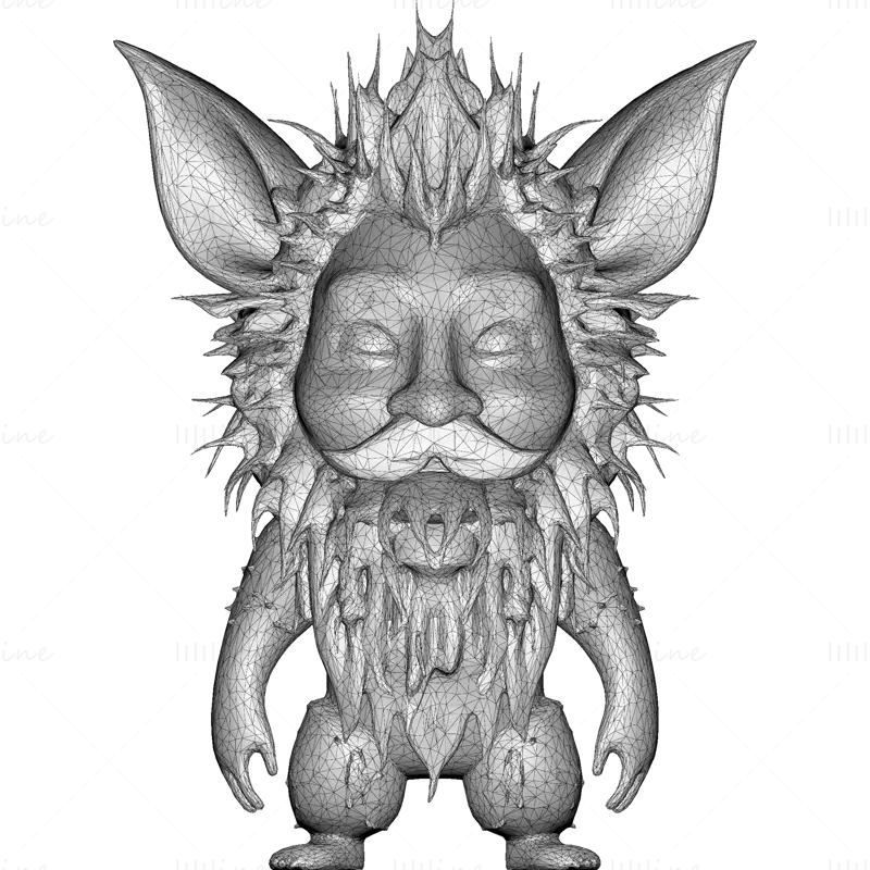 Modello di stampa 3D di Mosskin Forest Sprite