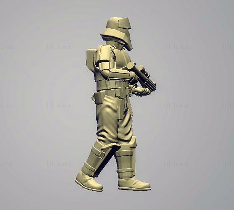 Motor Trooper 3D Printing Model STL