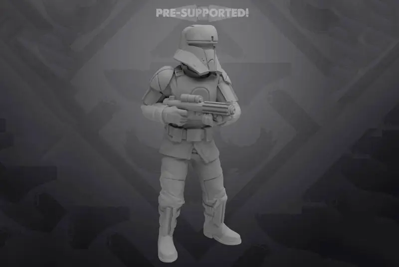 Motor Trooper Figuries 3D Print Model STL