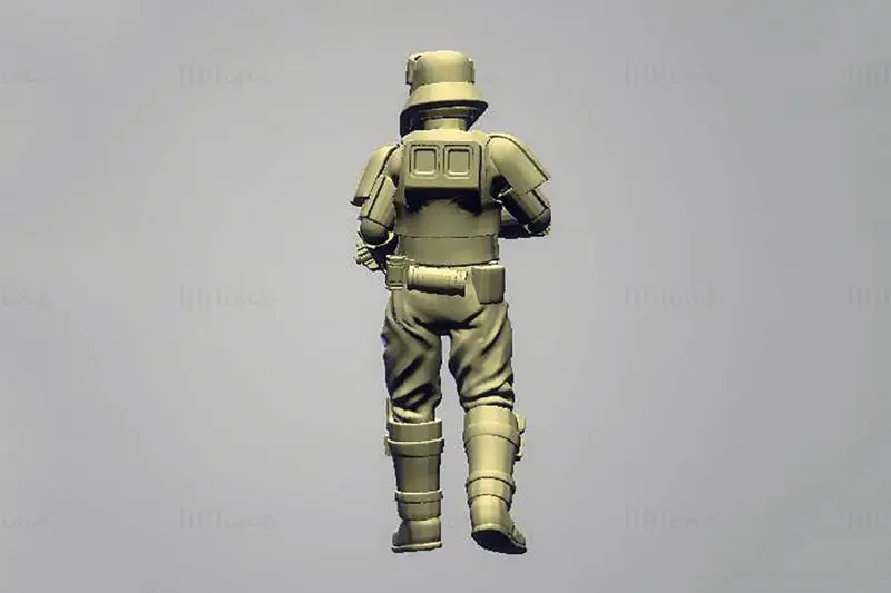 Motor Trooper Figuries 3D Print Model STL