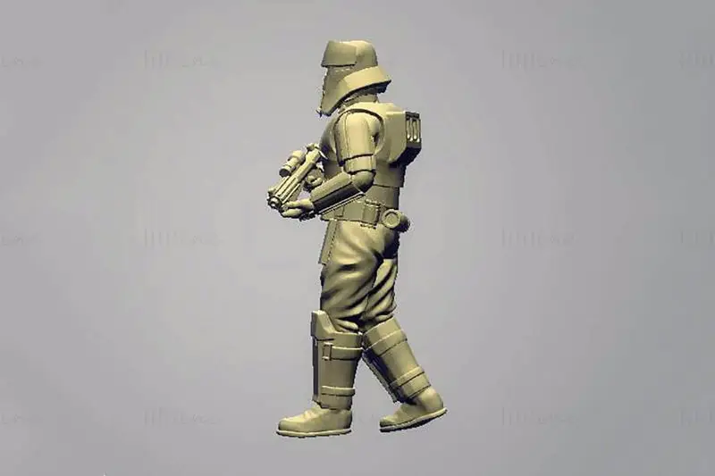 Motor Trooper Figuries 3D Print Model STL