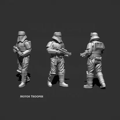 Figuras de soldados motorizados, modelo de impresión 3D STL