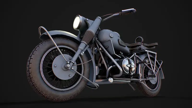 Motorsykkel 3d-modell