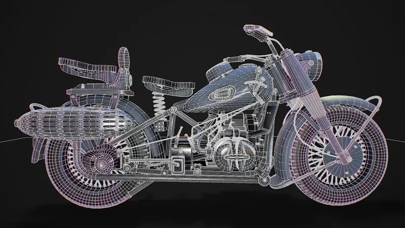 Motorcycle 3d model