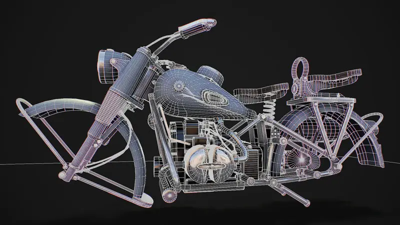 Motorcycle 3d model