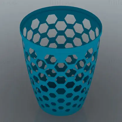 Multi-Purpose Round Basket 3D Printing Model STL(25 cm Width)