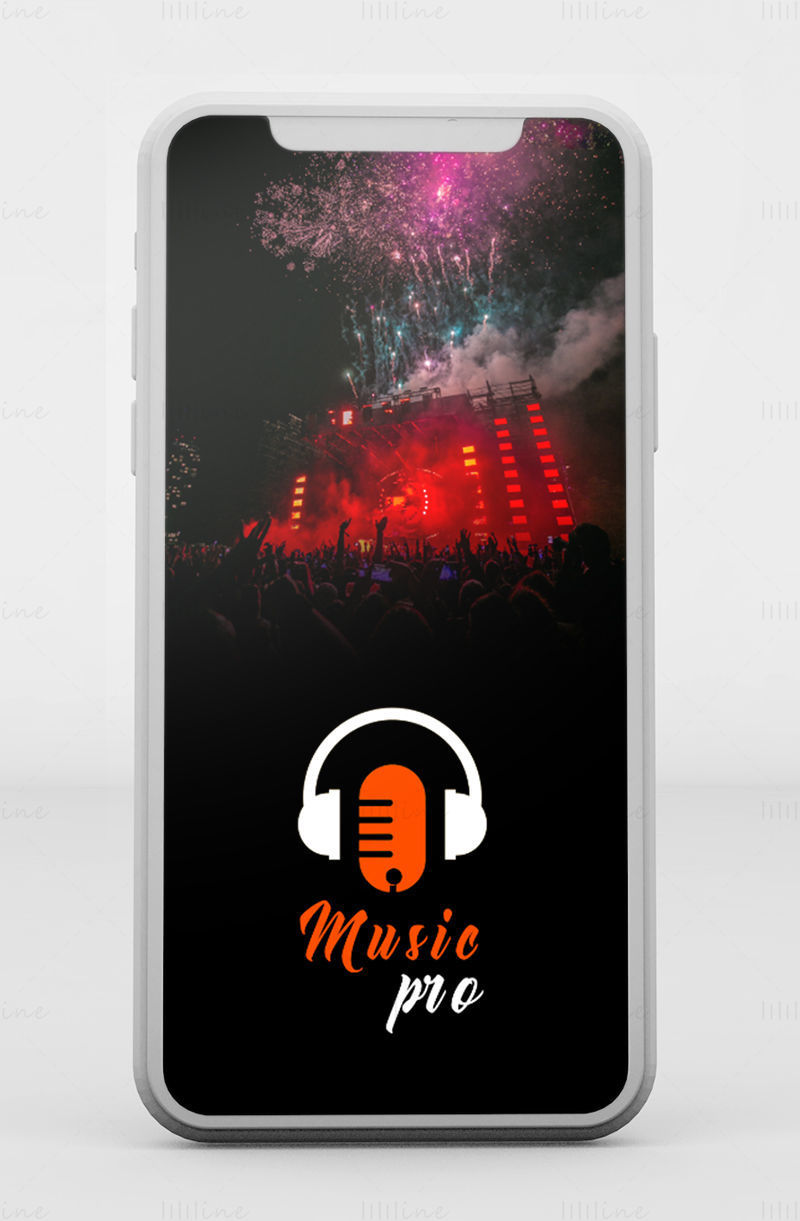Music Pro - Adobe XD Mobile UI Kit