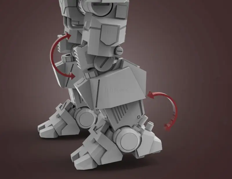 MWO ハンチバック 3D プリントモデル STL ファイル