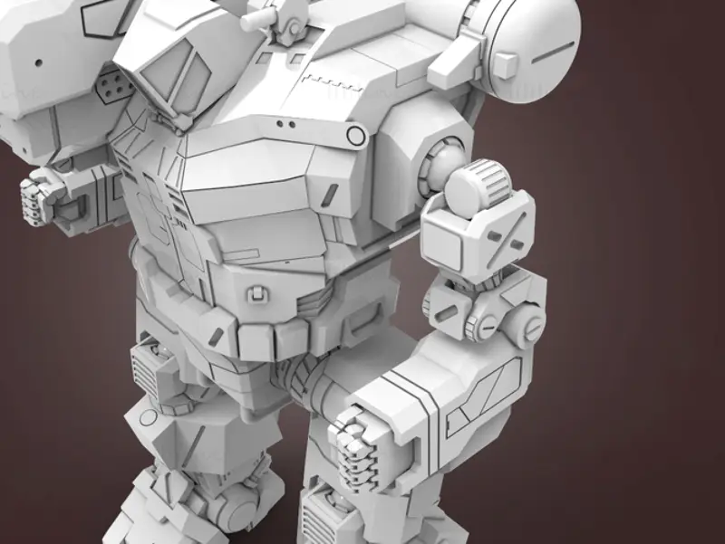 MWO ハンチバック 3D プリントモデル STL ファイル