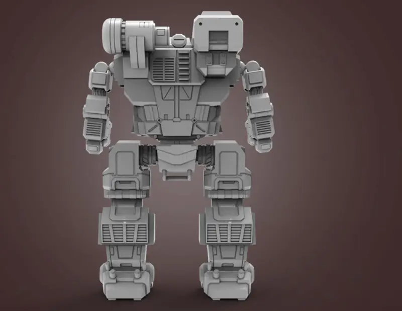 MWO ハンチバック 3D プリントモデル STL ファイル