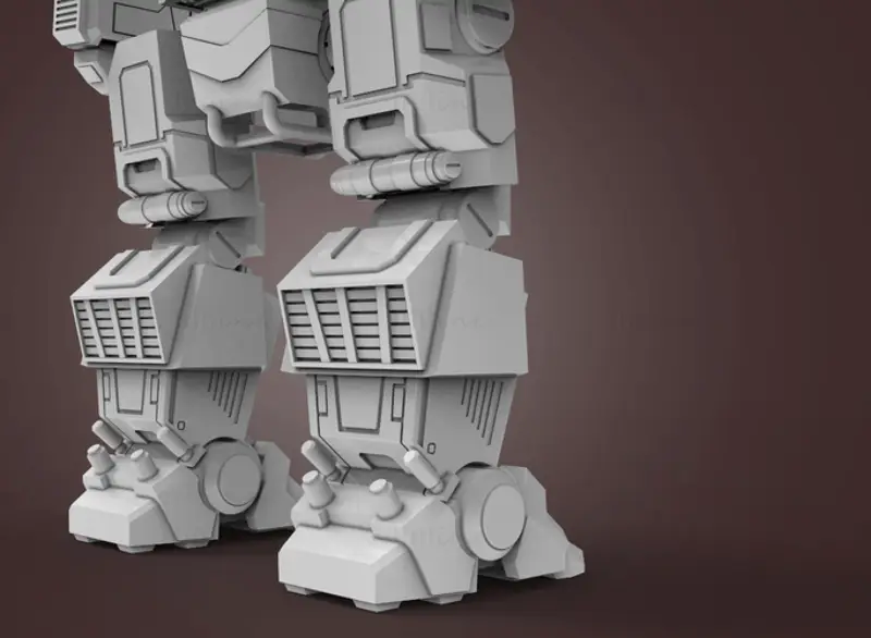 MWO ハンチバック 3D プリントモデル STL ファイル