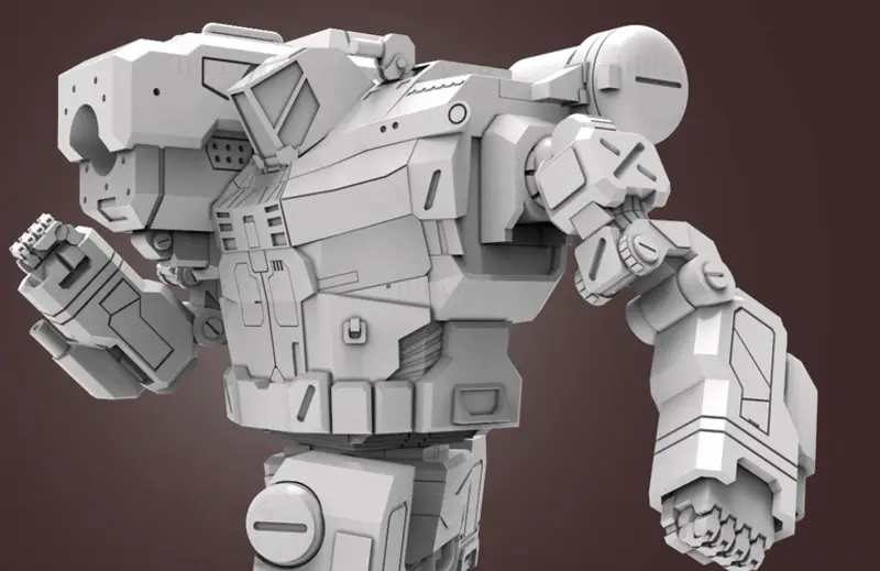 MWO ハンチバック 3D プリントモデル STL ファイル