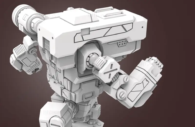 MWO ハンチバック 3D プリントモデル STL ファイル