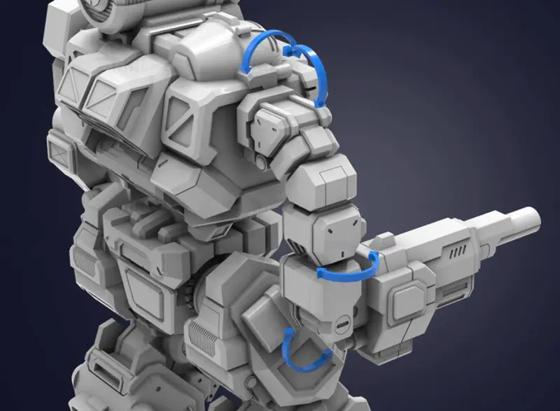 MWO ソーサモナー 3Dプリントモデル STL ファイル