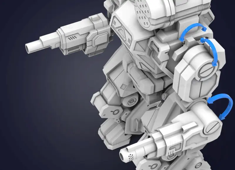 MWO ソーサモナー 3Dプリントモデル STL ファイル