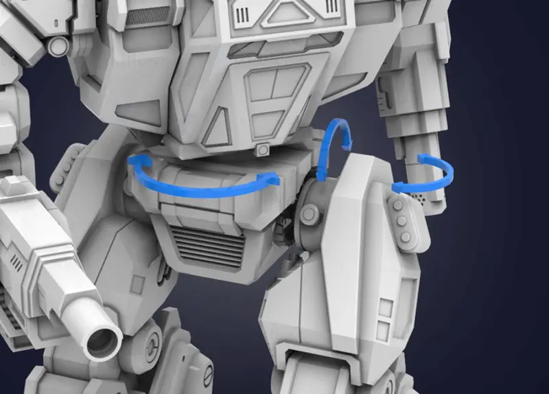 MWO ソーサモナー 3Dプリントモデル STL ファイル