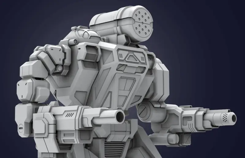 MWO ソーサモナー 3Dプリントモデル STL ファイル