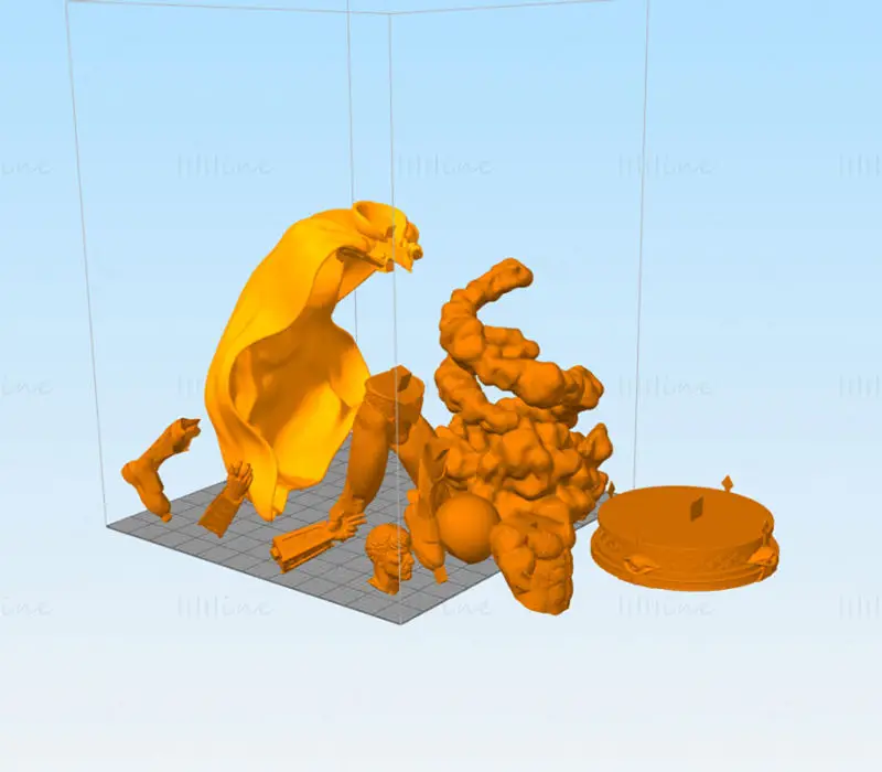 Mysterio 3D nyomtatási modell STL