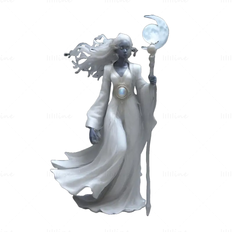 Mystical Beings Character 3D Print Model Set