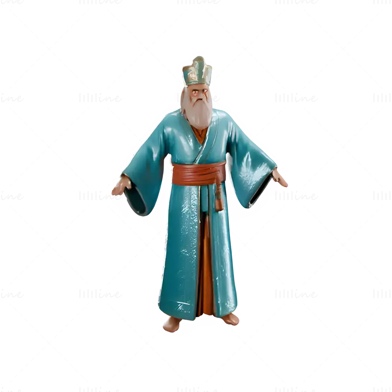 Model de imprimare 3D Mystical Wizards Trio