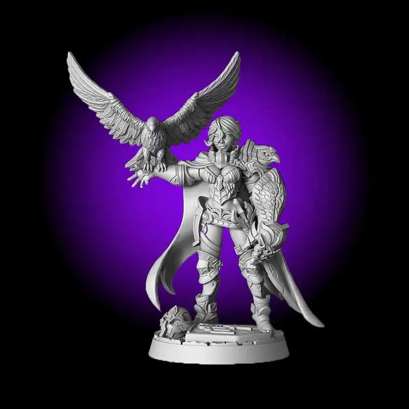 Nadia Female Falconer Miniatures 3D Printing Model STL