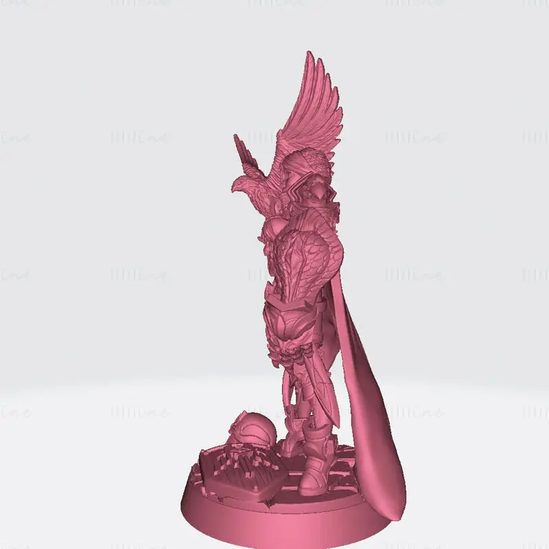 Модель 3D-печати миниатюрной сокольничей Нади STL