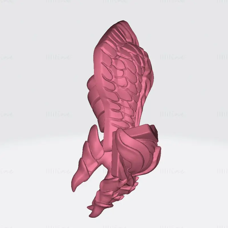 纳迪亚雌性猎鹰者微型 3D 打印模型 STL