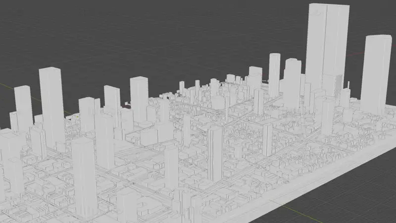 Nagoya Japan 3D Model