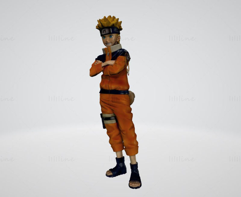 Naruto Modelo 3D Listo para Imprimir STL