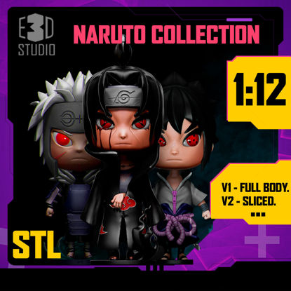 NARUTO 3D PRINTING MODEL STL COLLECTION