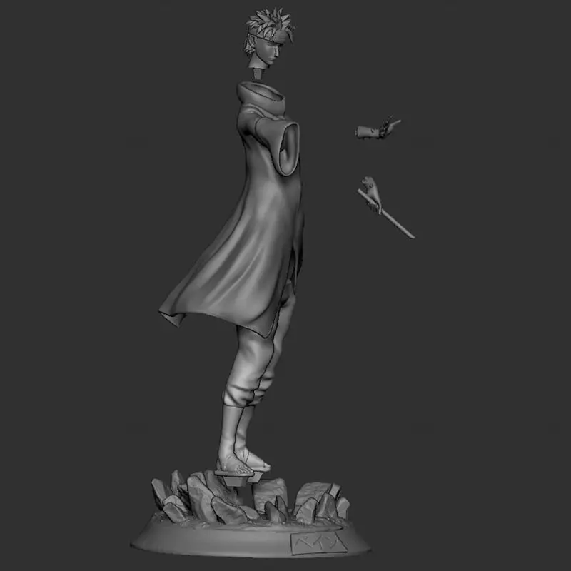 Modelo de impresión 3D STL OBJ de Naruto Pain