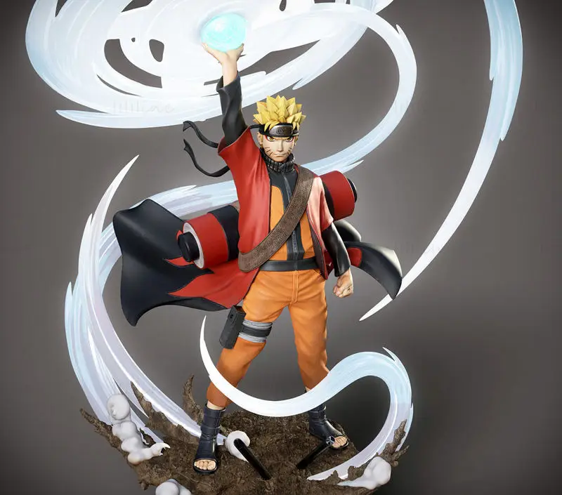 Naruto Sage Modu 3D Baskı Modeli STL