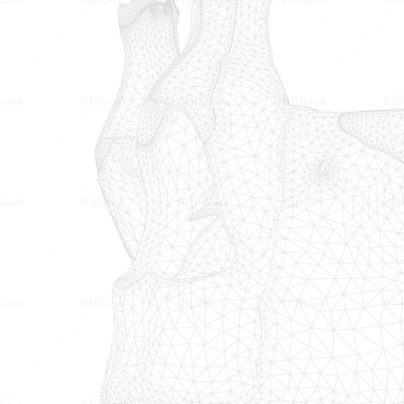 Orr emberi anatómiai szerkezet 3D-s modell