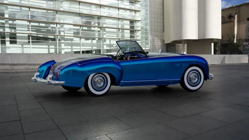 Nash-Healey Roadster 1952 3D model