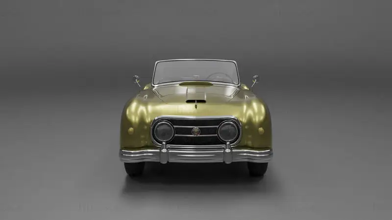 Nash-Healey Roadster 1952 3D model