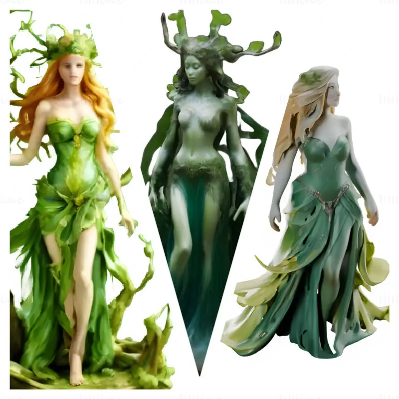 Nature Spirit Sculptures 3D Print Model