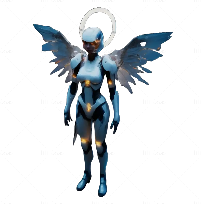 Neo-Angel Armor 3D Print Model Collection