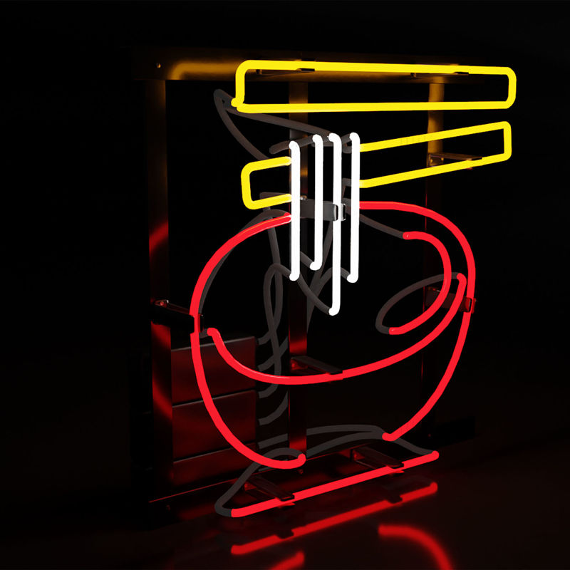 Neonschilder 3D-Modell