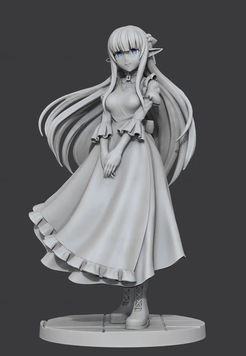 Nephelia Figure 3D Print Model STL