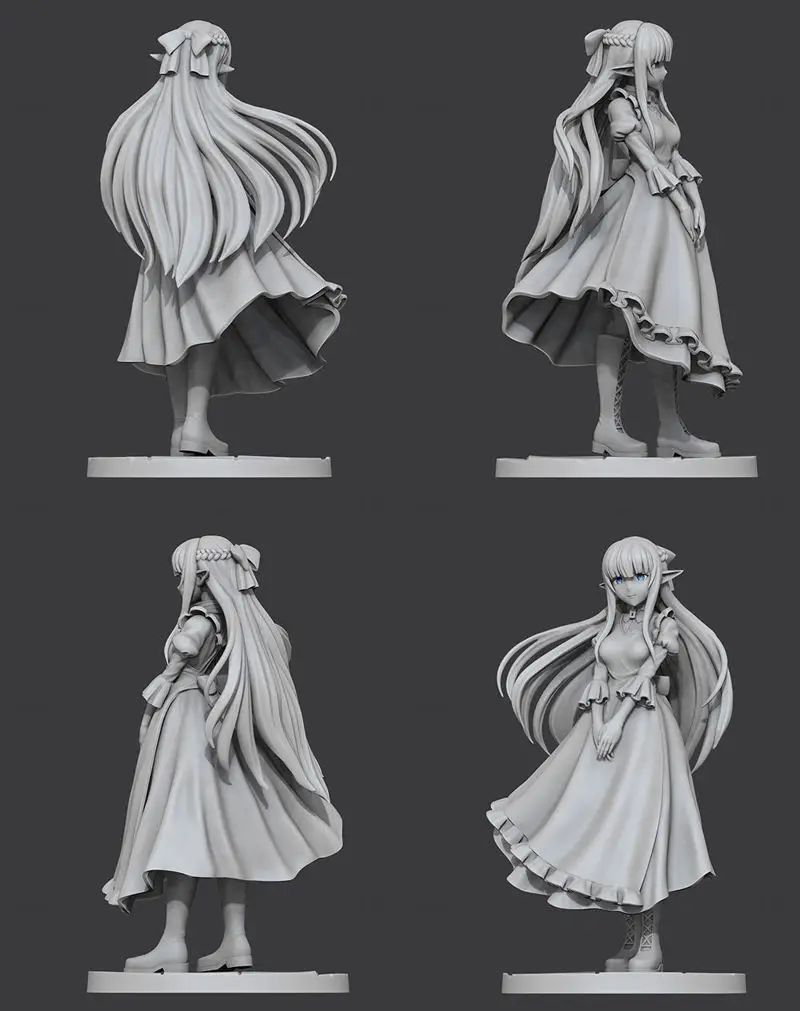 Nephelia Figure 3D Print Model STL