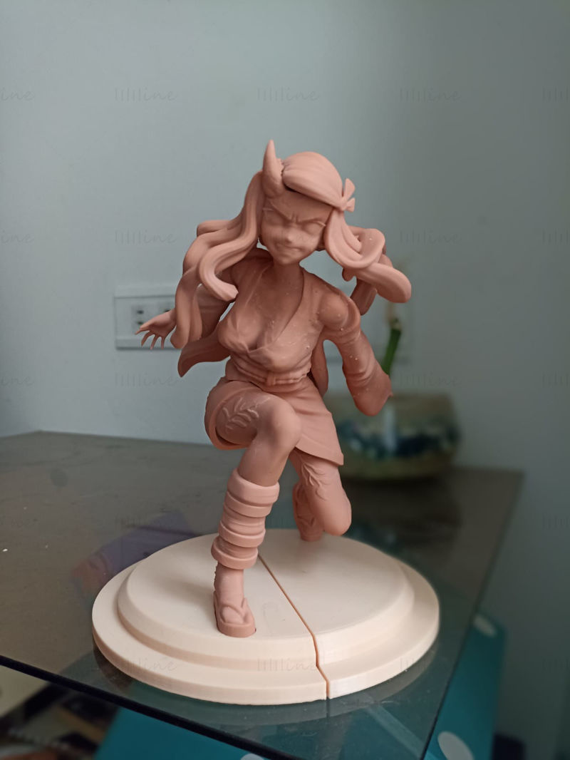Nesuko fanart szobor nyomtatásra készen