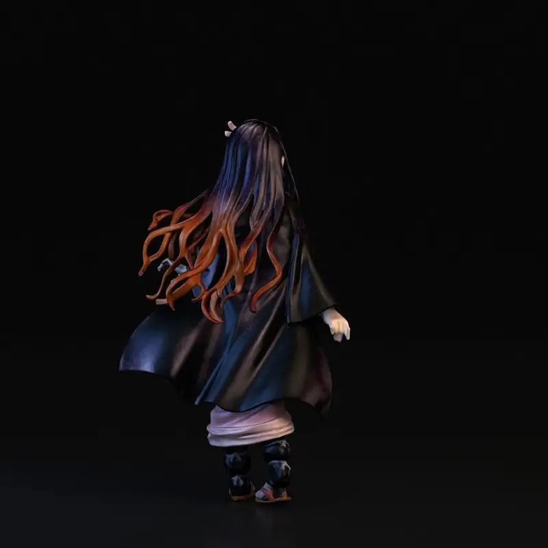 Nezuko Kamado Demon Slayer 3D-utskriftsmodell STL-filer - Anime-figurfiler av høy kvalitet