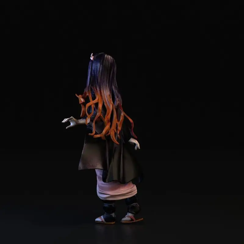 Nezuko Kamado Demon Slayer 3D-utskriftsmodell STL-filer - Anime-figurfiler av høy kvalitet