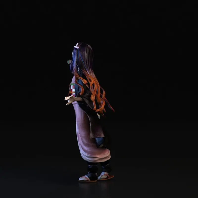 Nezuko Kamado Demon Slayer 3D-utskriftsmodell STL-filer - Anime-figurfiler av høy kvalitet