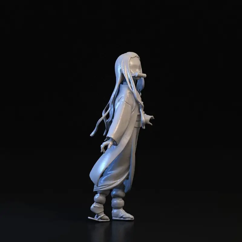Nezuko Kamado Demon Slayer 3D-utskriftsmodell STL-filer - Anime-figurfiler av høy kvalitet