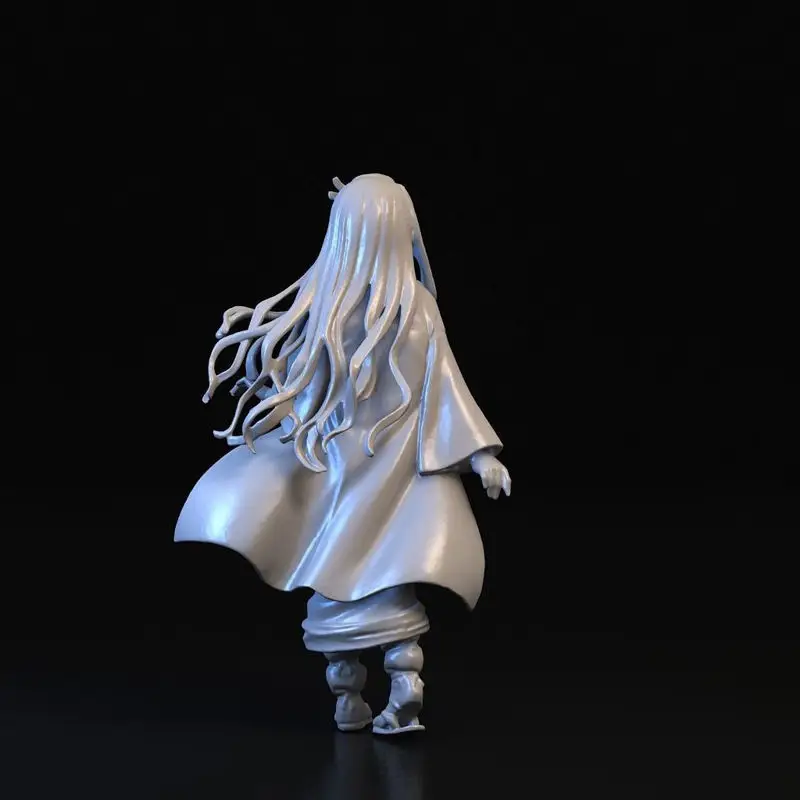 Nezuko Kamado Demon Slayer 3D-utskriftsmodell STL-filer - Anime-figurfiler av høy kvalitet