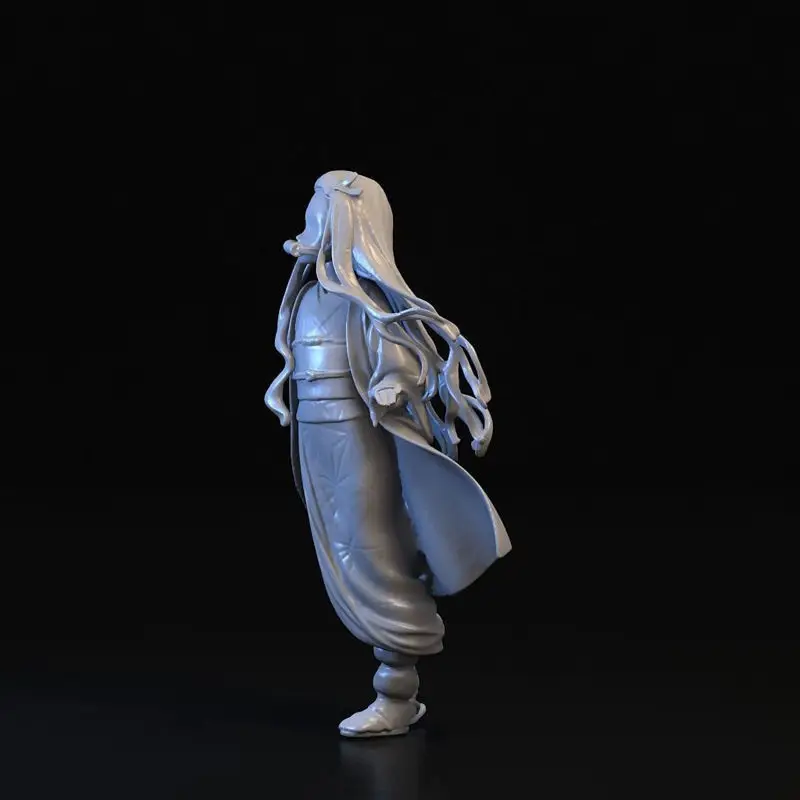 Nezuko Kamado Demon Slayer 3D-utskriftsmodell STL-filer - Anime-figurfiler av høy kvalitet