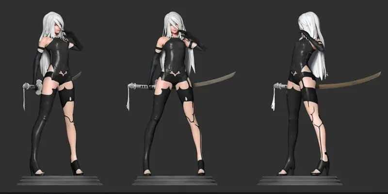STL файлове за 3D печат на Nier 2A
