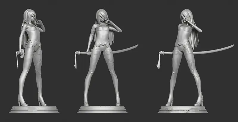 STL файлове за 3D печат на Nier 2A